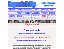 Tablet Screenshot of cogumelohobby.com